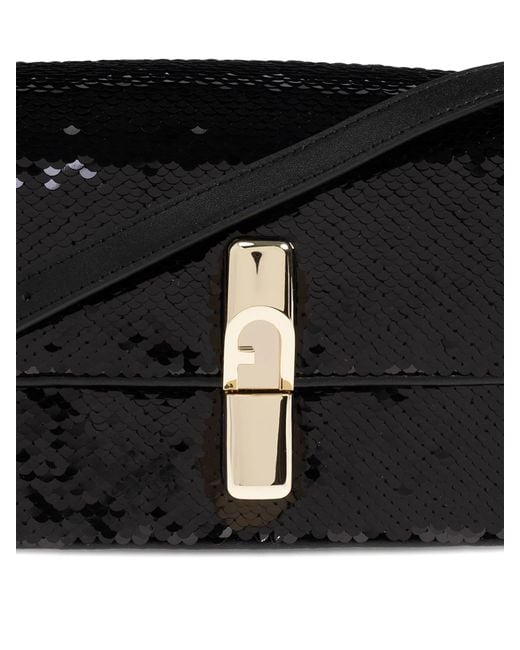 Furla Black Iride S Crossbody