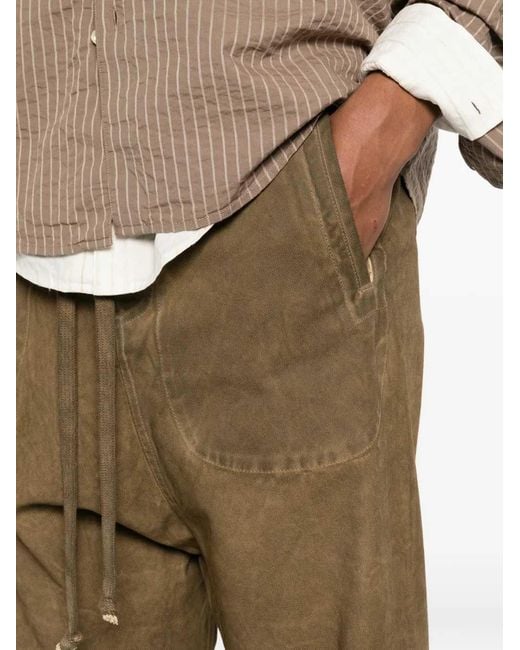 Uma Wang Natural Denim Trousers
