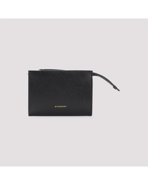 Givenchy Black Zipped Credit Card Case