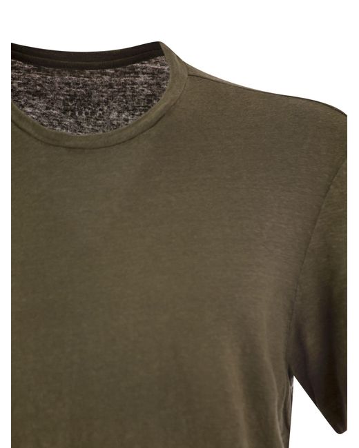 Trew Teck Linen T Shirt Majestic de color Green