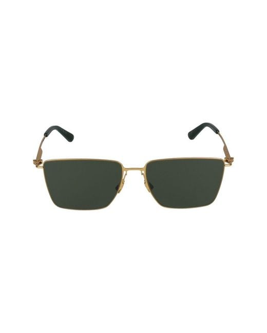 Bottega Veneta Sonnenbrille Bv1267 S 004 Gold Gold Green /17 /145 für Herren