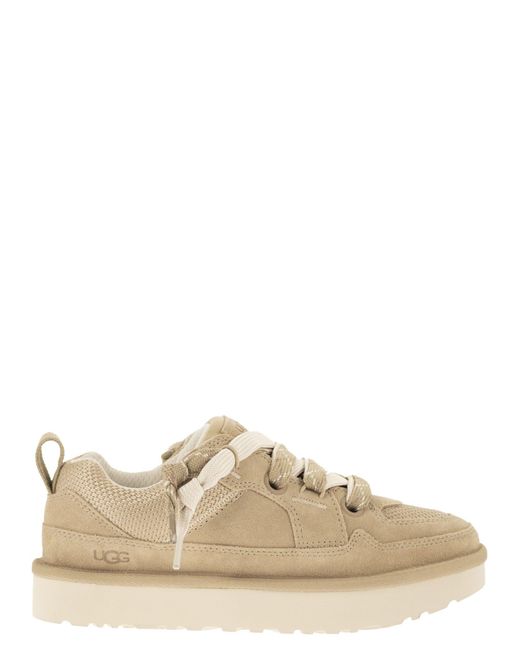 Ugg Natural Lo Lowmel Wildleder-Trainer
