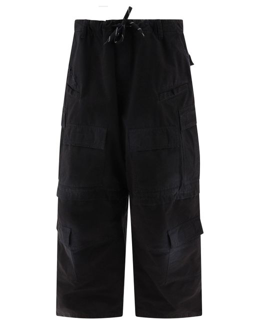 Pantalones de carga de Balenciaga de hombre de color Black