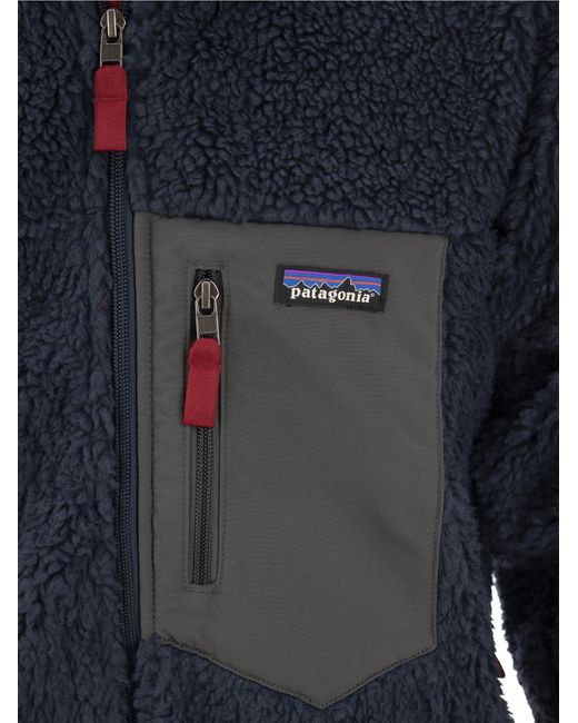 Patagonia Classic Retro X Fleece Jacket in het Blue voor heren