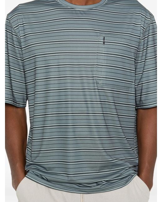 Hiking Patrol Blue Striped Short Sleeve