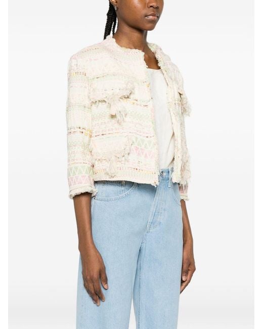 Bye Natural Cotton Blend Short Jacket