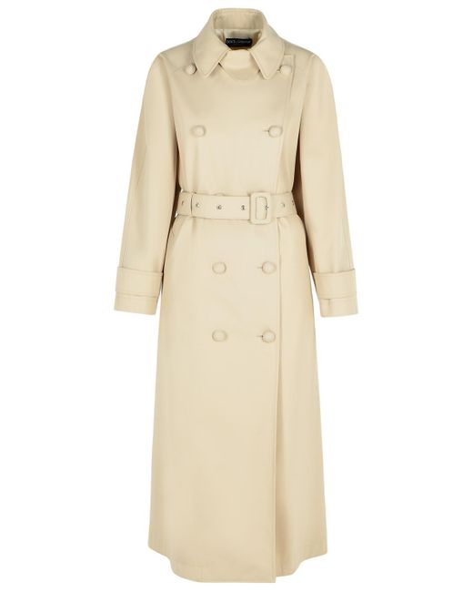 Dolce & Gabbana Natural 'über' Beige Polyester Mischschichtlack