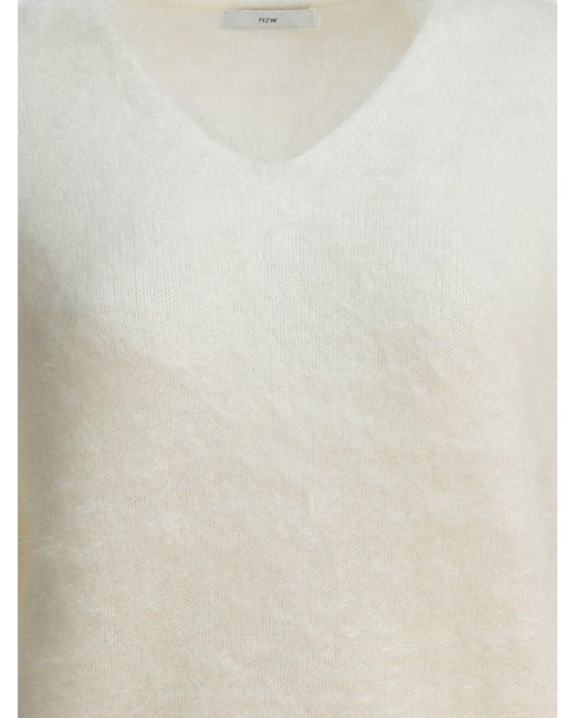 R2W Gebreide Kleding in het White