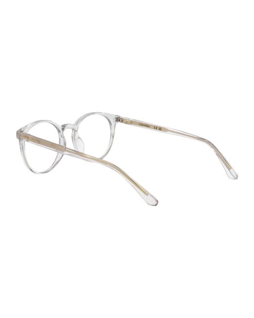 Calvin Klein Multicolor Crystal Clear Acetate Glasses