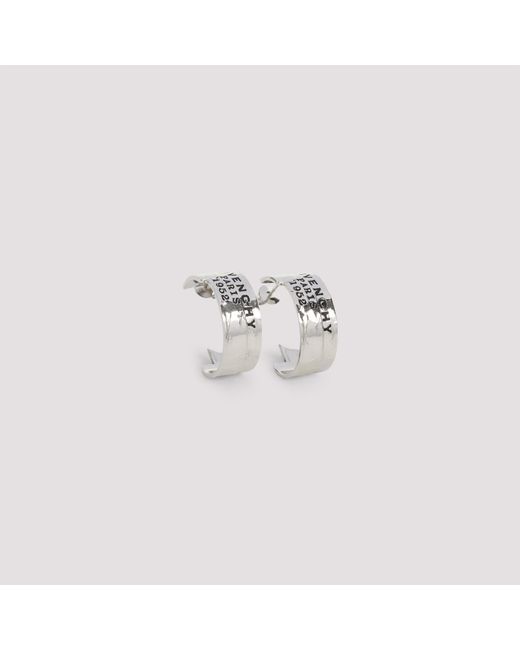 Pendientes de cinta de Givenchy de color Metallic