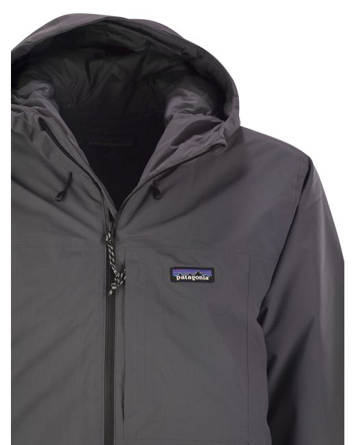 Patagonia Patagonia Thermogreen Hooded Waterproof Jacket in Grey for Men Lyst Australia