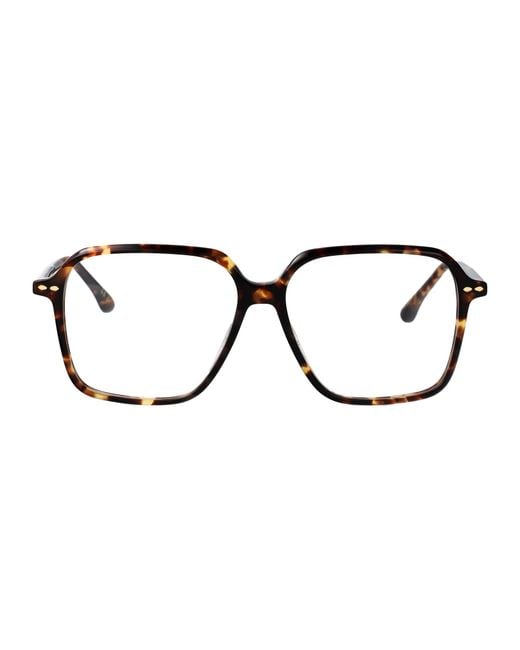 Isabel Marant Black Squared Optical Im 0260 086