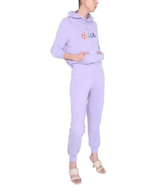 Être Cécile Purple Hoodie