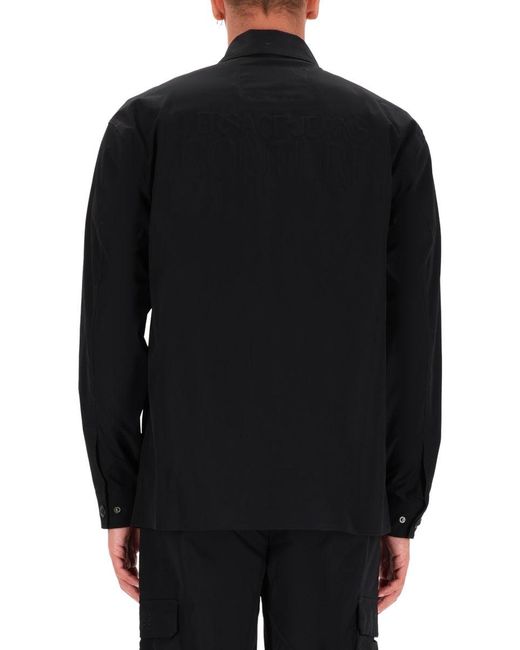 Versace Jeans Couture Black Zippered Shirt for men