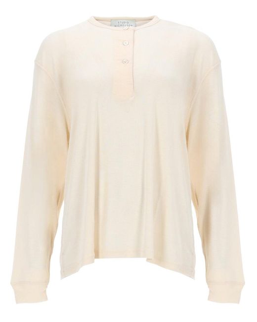 Studio Nicholson Natural Essential T-Shirt