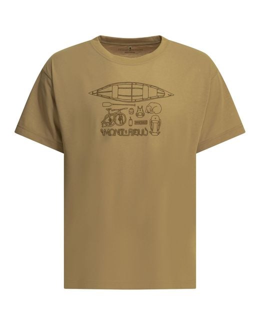 Montbell Green Polyester T-Shirt