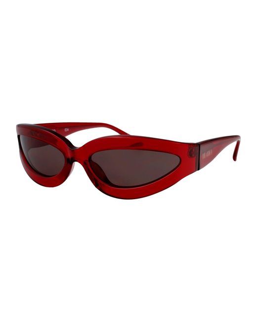 The Attico Red Sunglasses