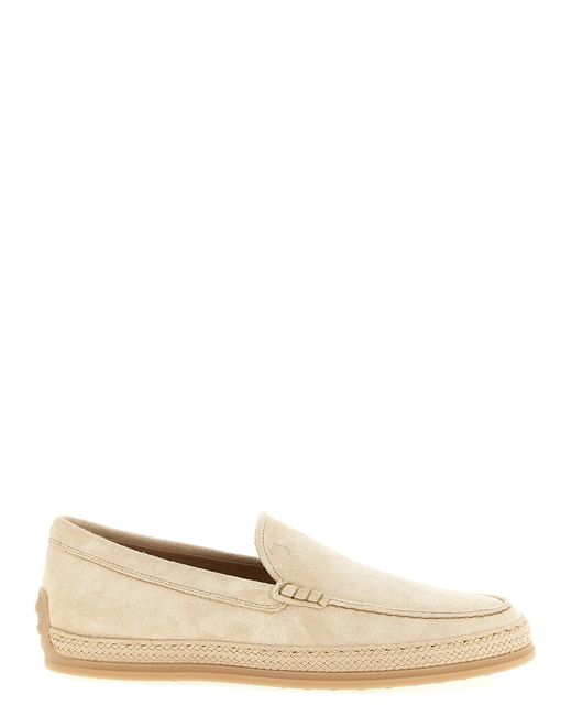 Tod's R sandale mit signatursohle in Natural für Herren