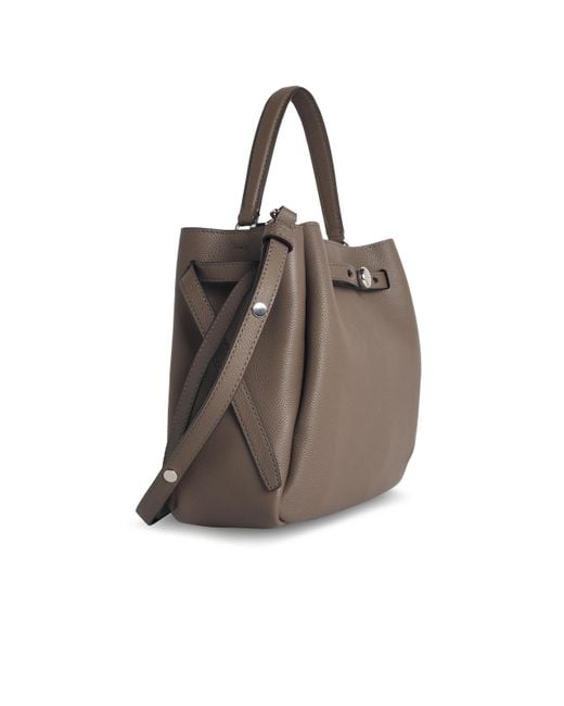 Tory Burch Brown 'Romy' Bucket Bag