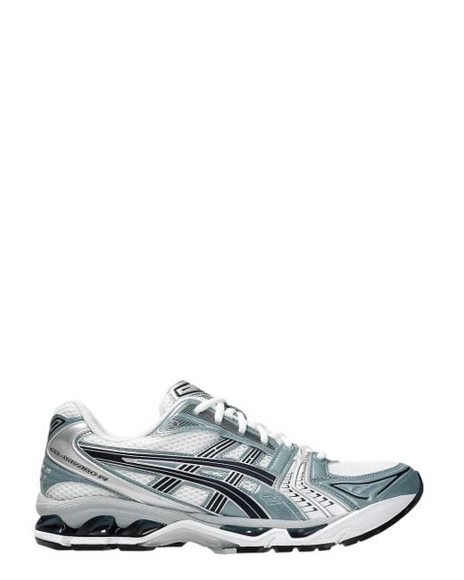 Asics White Gel Kayano 14 Sneakers