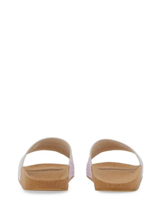 Adidas Originals White Slip On Slipper Adilette for men
