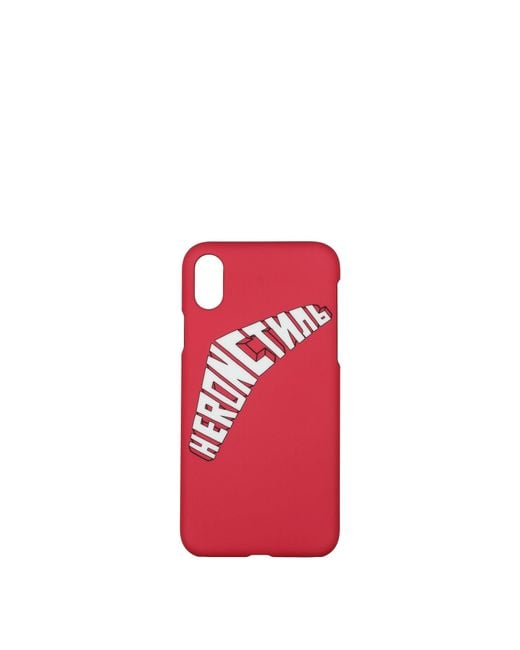 Heron Preston Red Porta Iphone Iphone Xs Donna Pvc Fuxia