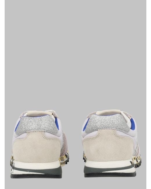 Premiata Will Be White Kids' Skand Low-Top Sneakers (Ss26)