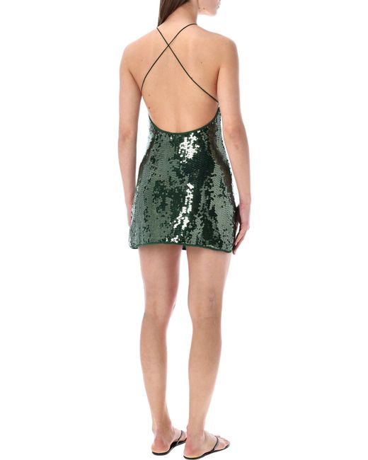 Oseree Green Oserée Swimwear Marylin Mini Dress