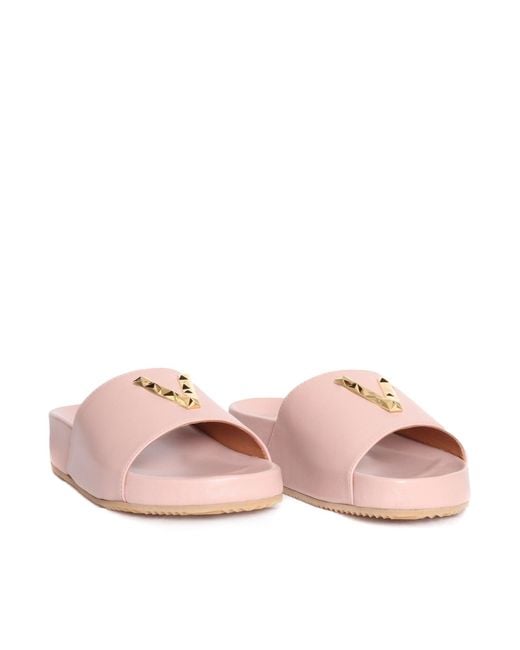 Via Roma 15 Pink The Jewel Slipper