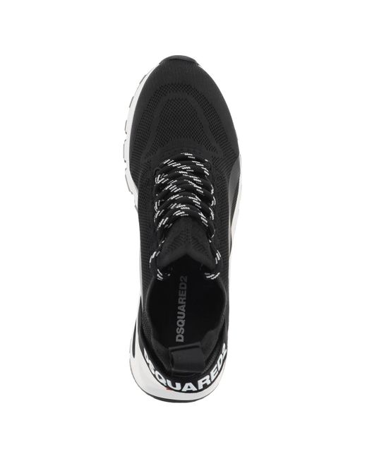 Run DS2 Sneakers DSquared² de hombre de color Black
