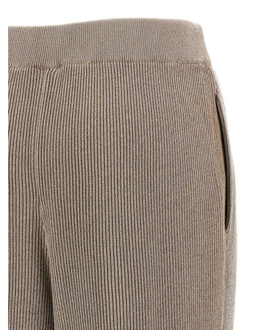 Brunello Cucinelli Gray Sparkling' Pants