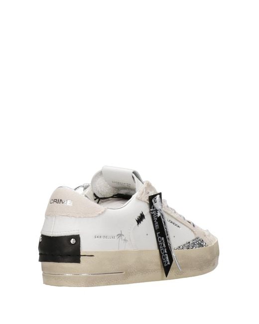 Crime London White Sneakers