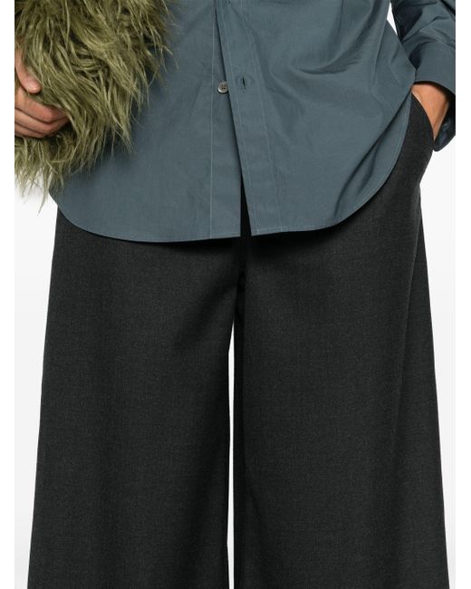 Theory Broek Met Wijde Pijpen in het Black