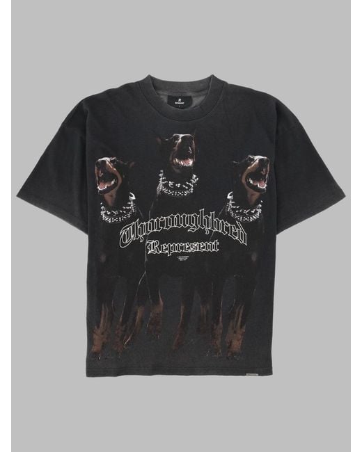 Represent Black T Shirt "Thoroughbred"