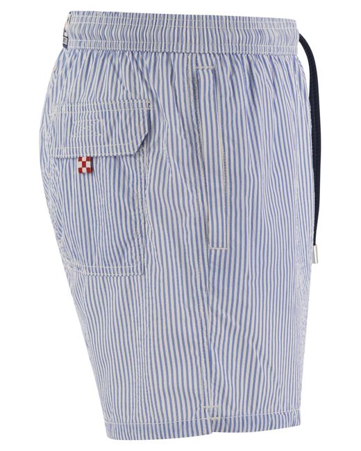 Patmos Shorts a rayas de rayas Mc2 Saint Barth de color Blue