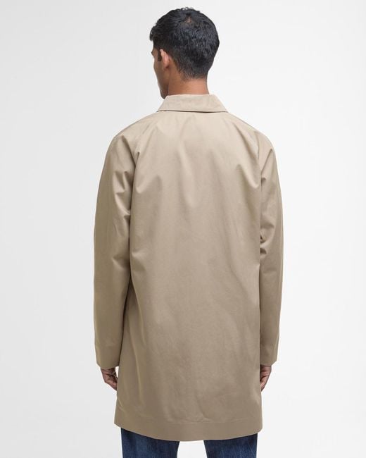 Barbour Natural Giacca Mac Leggera Rokig Washed Stone