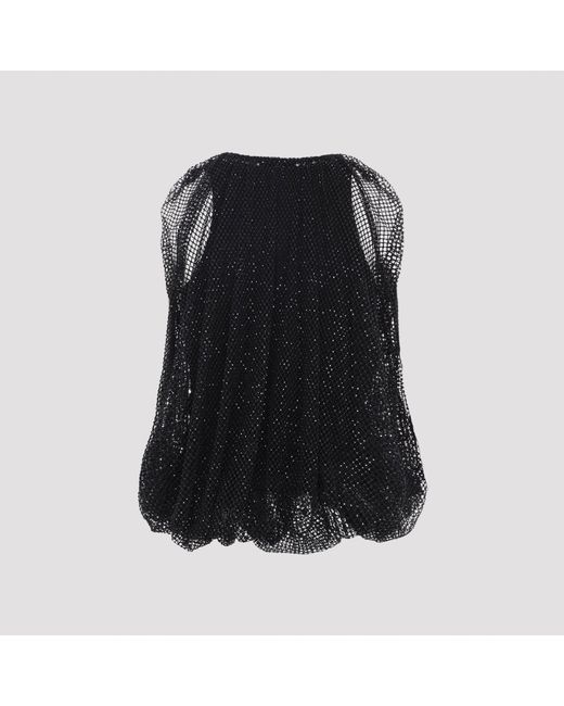 Sportmax Nodo Strass Top in het Black