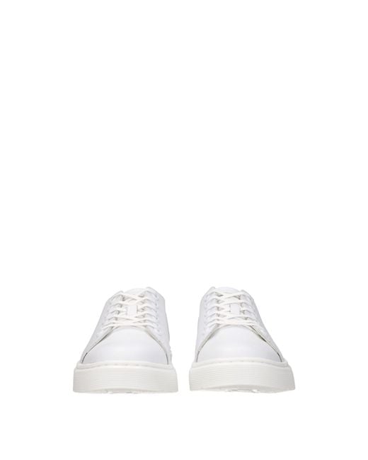 Dr. Martens White Dr. Martens Sneakers Dante Uomo Pelle Bianco/Bianco Ottico for men
