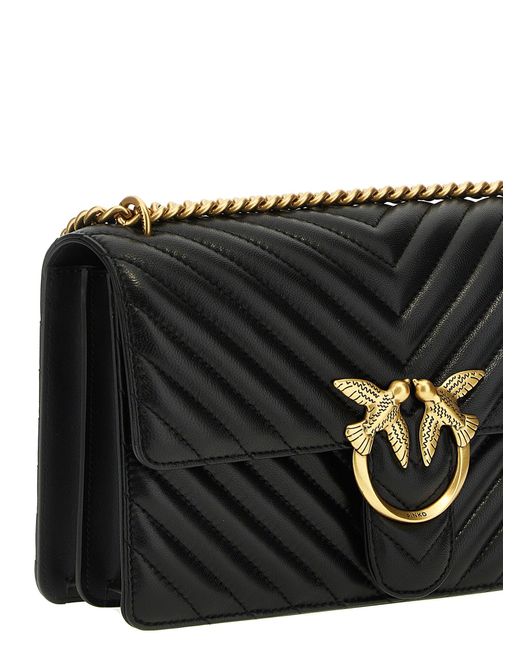 Pinko Black 'Classic Love Bag One' Crossbody Bag