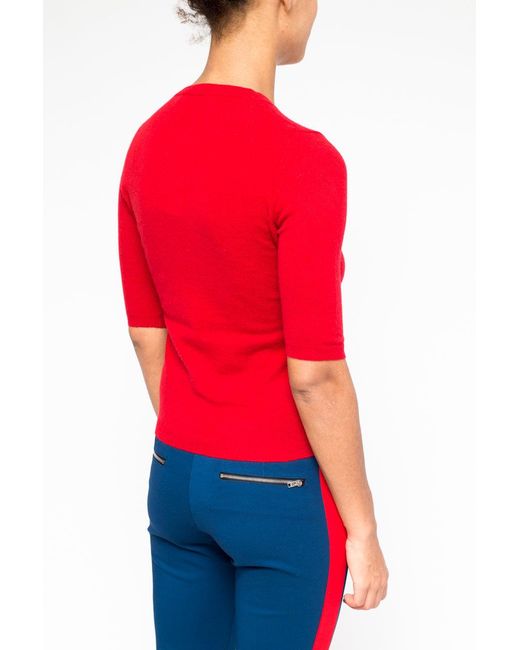 LA ROSE Red Pullover