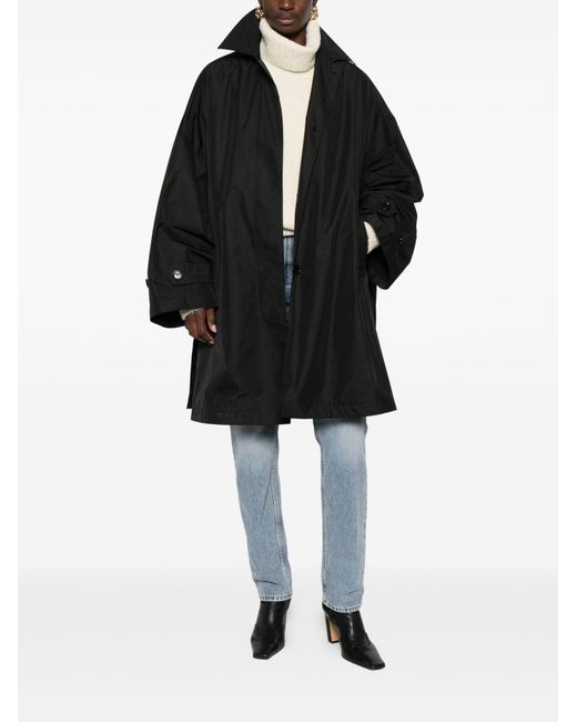 Totême Black Car Coat