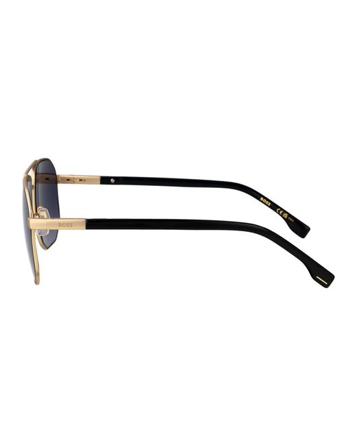 Boss Blue Hugo Matte Steel Sunglasses for men