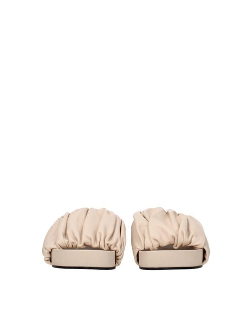 Jil Sander Slippers En Hoeven Vrouwen Roze/roze Huidpoeder in het Natural voor heren