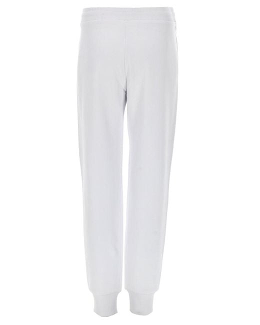 Versace Jeans Couture White Relaxed Fit Cotton Jogging Pants