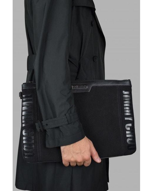 Jimmy Choo Black Derek Clutch Bag