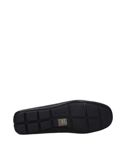 Prada Black Leather Loafers