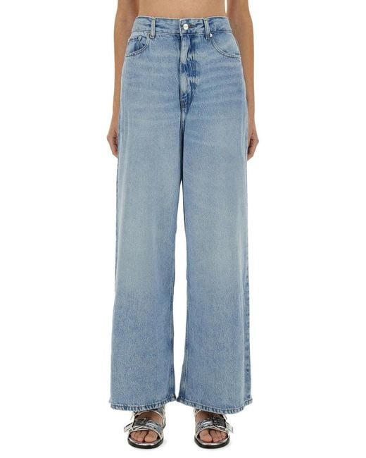 Ganni Blue Jeans Baggy