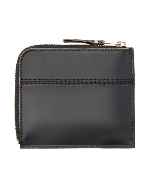 Comme des Garçons Black Triple Stich Leather Wallet