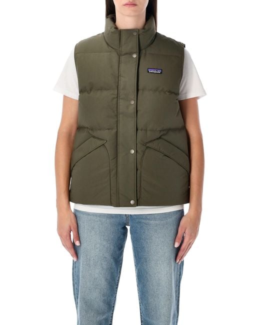 Patagonia Green Downdrift Recycled Down Vest