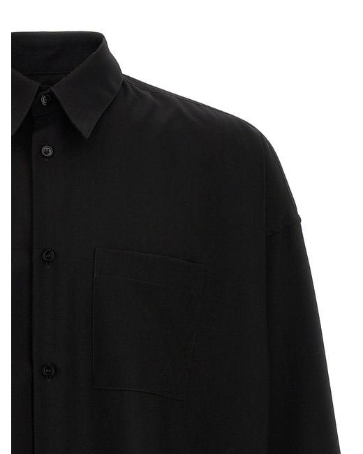 Marni Black Cool Wool Shirt for men
